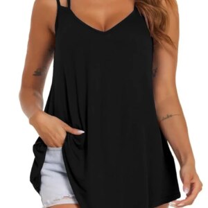 Plus Size 2024 Solid color halter top halter top  backless vest