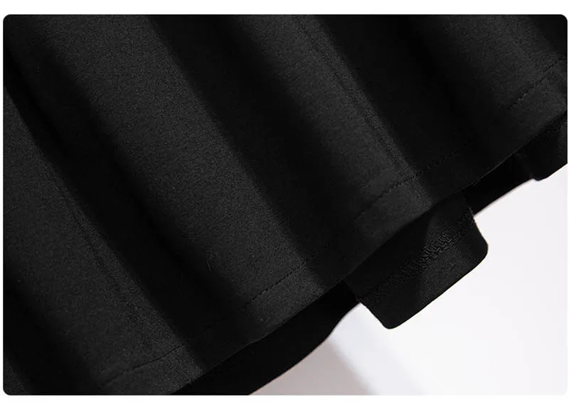 150Kg Plus Size Women's Autumn Loose Pleated A-Line Skirt 4XL 5XL 6XL 7XL 8XL 9XL Fleece Solid Elastic Waist Skirt Black 150Kg Plus Size Women's Autumn Loose Pleated A-Line Skirt 4XL 5XL 6XL 7XL 8XL 9XL Fleece Solid Elastic Waist Skirt Black