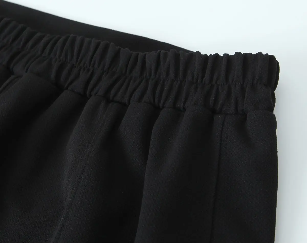 Autumn Good Quality Womens Plus Size Casual Clothing Winter OL Stylish Elastic High Waist Black Mermaid Long Skirt