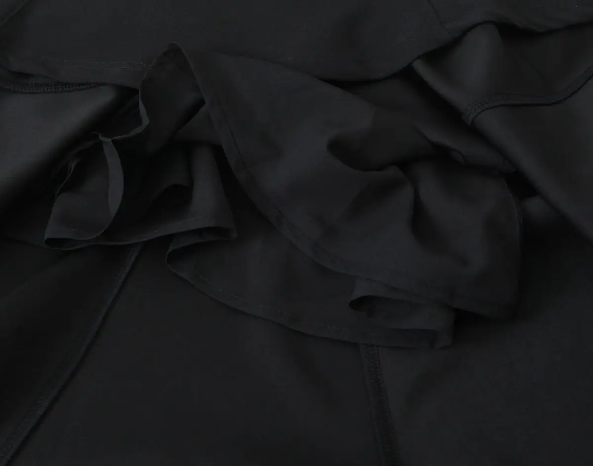 Autumn Good Quality Womens Plus Size Casual Clothing Winter OL Stylish Elastic High Waist Black Mermaid Long Skirt