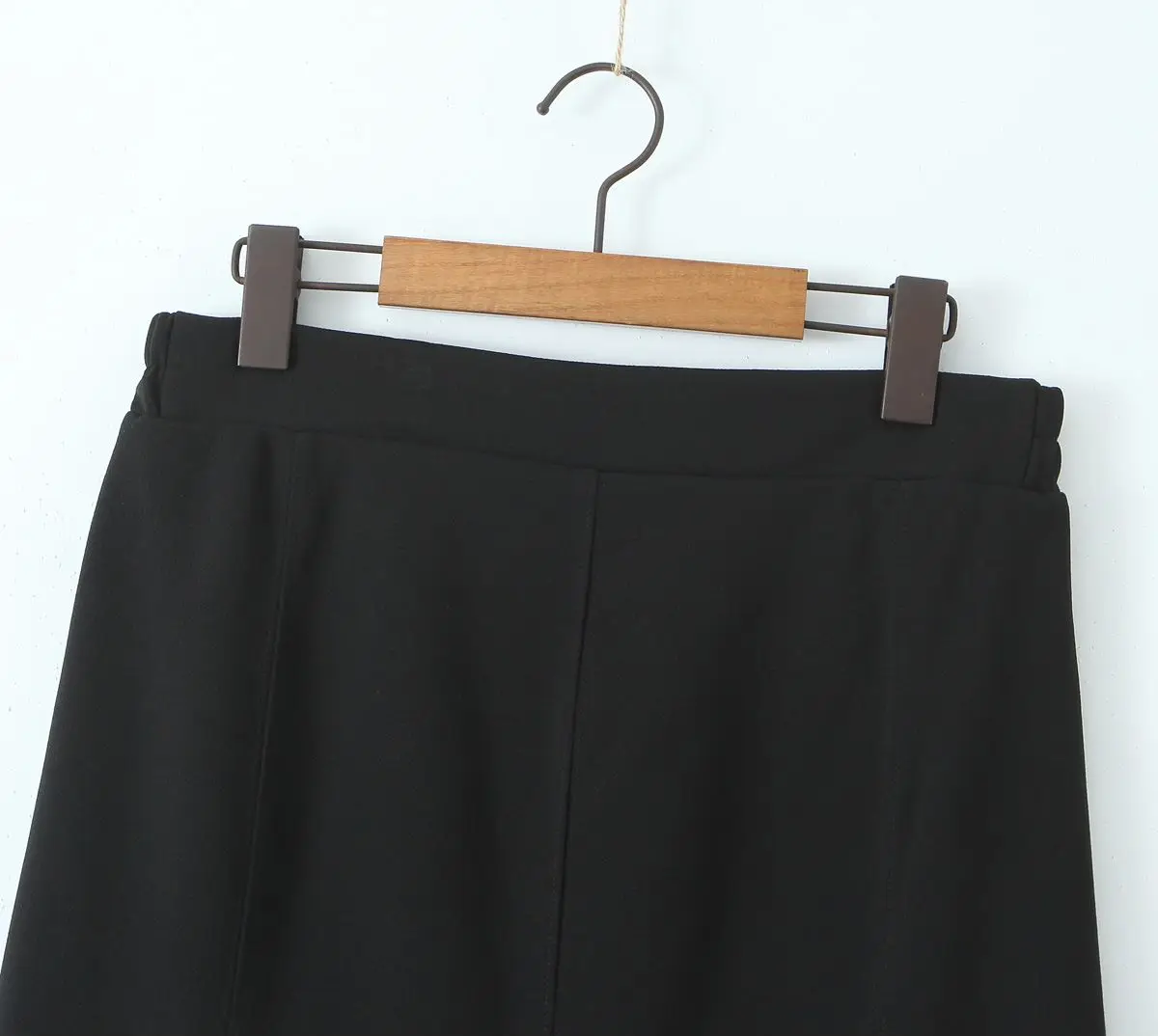 Autumn Good Quality Womens Plus Size Casual Clothing Winter OL Stylish Elastic High Waist Black Mermaid Long Skirt