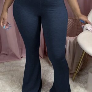 LW Plus Size trousers High Waist Flared Stretchy Pants skinny casual women's pants large size women's yoga pants trousers