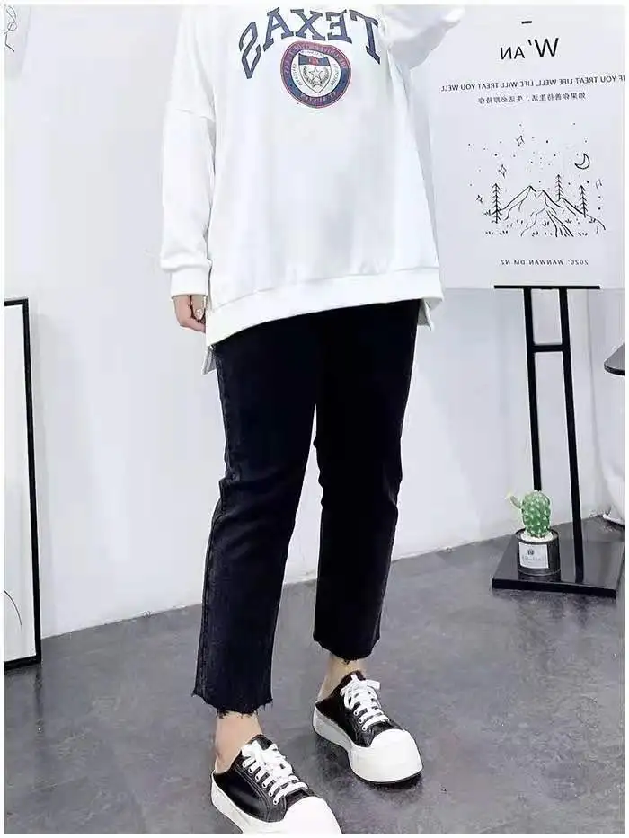 2023 Autumn New Elegant Fashion Neutral Sex Capable Versatile Trend Trousers High-waisted Plus Size Pants Women Straight Bottom