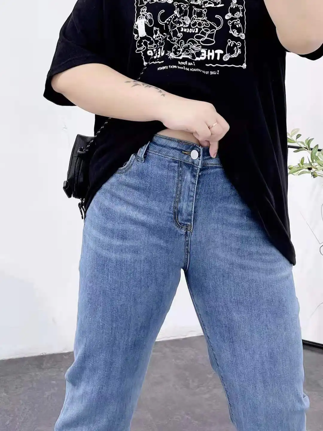 2023 Autumn New Elegant Fashion Neutral Sex Capable Versatile Trend Trousers High-waisted Plus Size Pants Women Straight Bottom