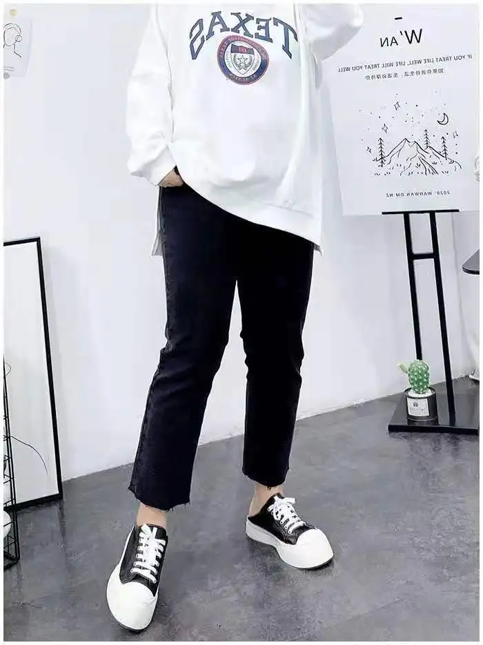 2023 Autumn New Elegant Fashion Neutral Sex Capable Versatile Trend Trousers High-waisted Plus Size Pants Women Straight Bottom
