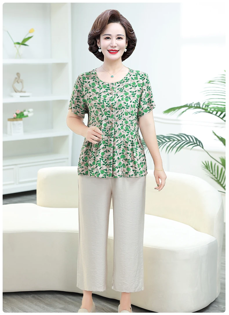 Plus Size Pleated Blouse Female Clothing All-match Spring Summer Floral Pattern Top Lapel Stylish 2024 Korean Shirt