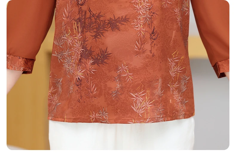 Quilting Retro Leisure Women's Blouse Women's Summer T-shirt Basic Fashion Street Clothing Plus Size Blouse 2024 New Tops