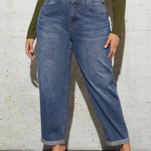 Plus Size Washing Jeans for Women Harem Jeans Stretchy Loose Denim Lady Jeans Pants High Waist 100 Kgs Curvy Women Jeans 2023