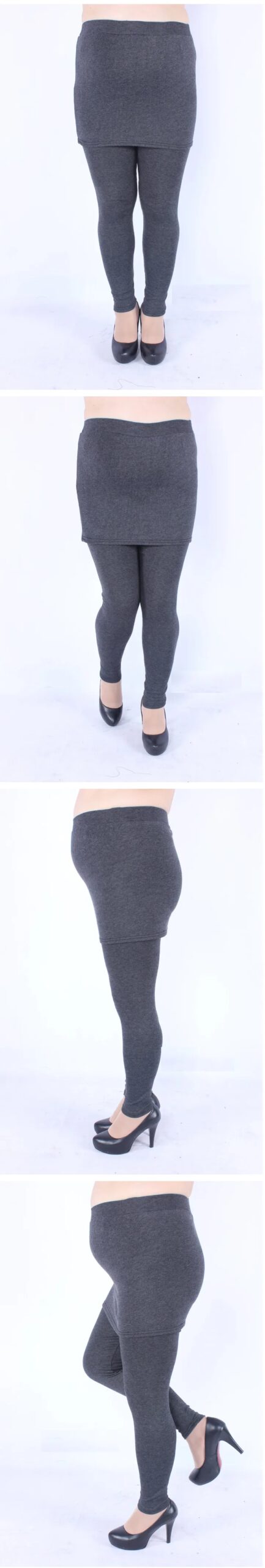 Plus Size Skirt Leggings For Women Leggings Skirts  Outwear Long Pants Over Hip Fall Pants for Daily  ouc1522
