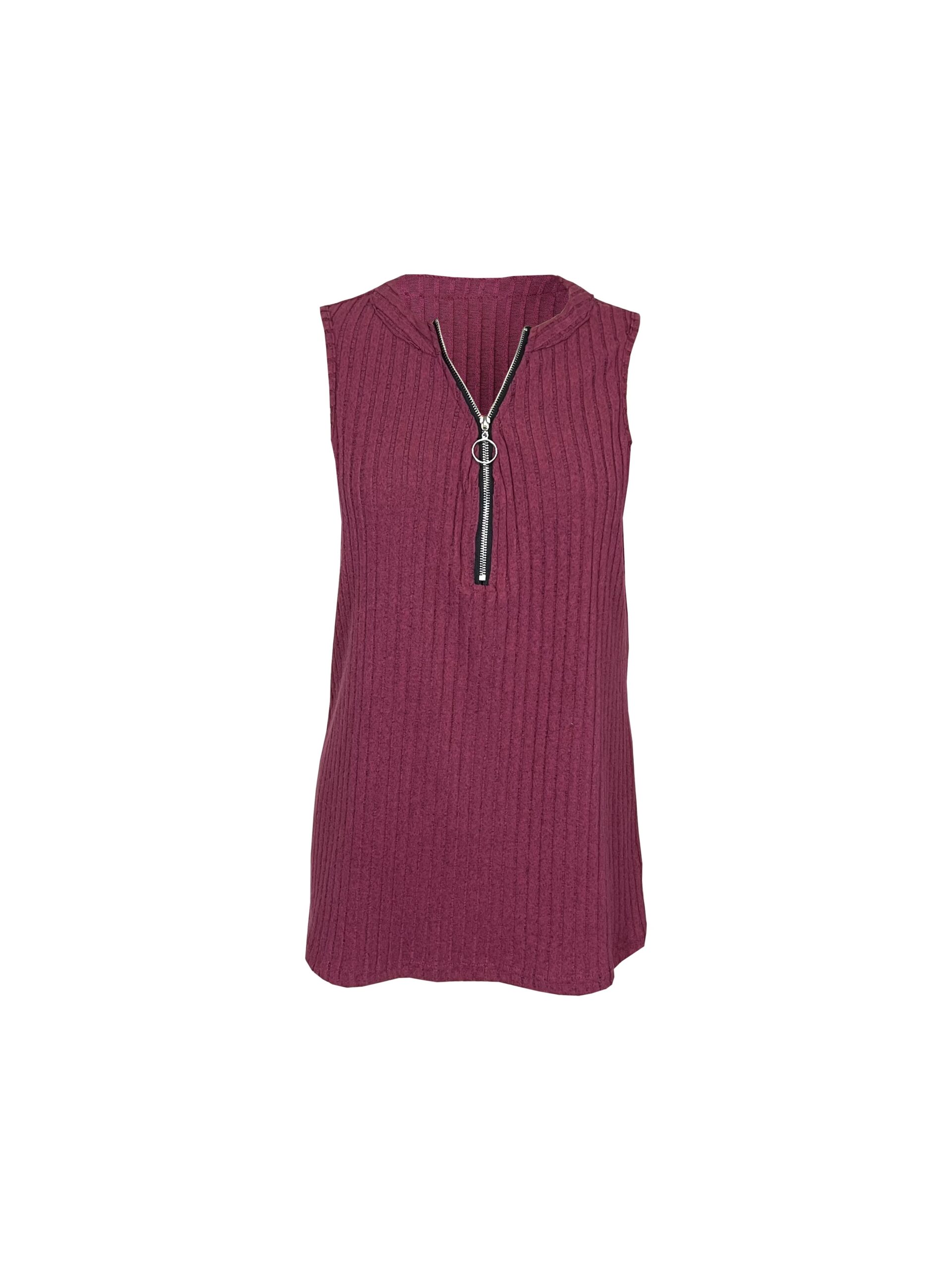 2024 AliExpress Cross-border New Europe and America Plus Size Women's Casual Sleeveless Zipper V-Neck T-shirt 2024 AliExpress Cross-border New Europe and America Plus Size Women's Casual Sleeveless Zipper V-Neck T-shirt