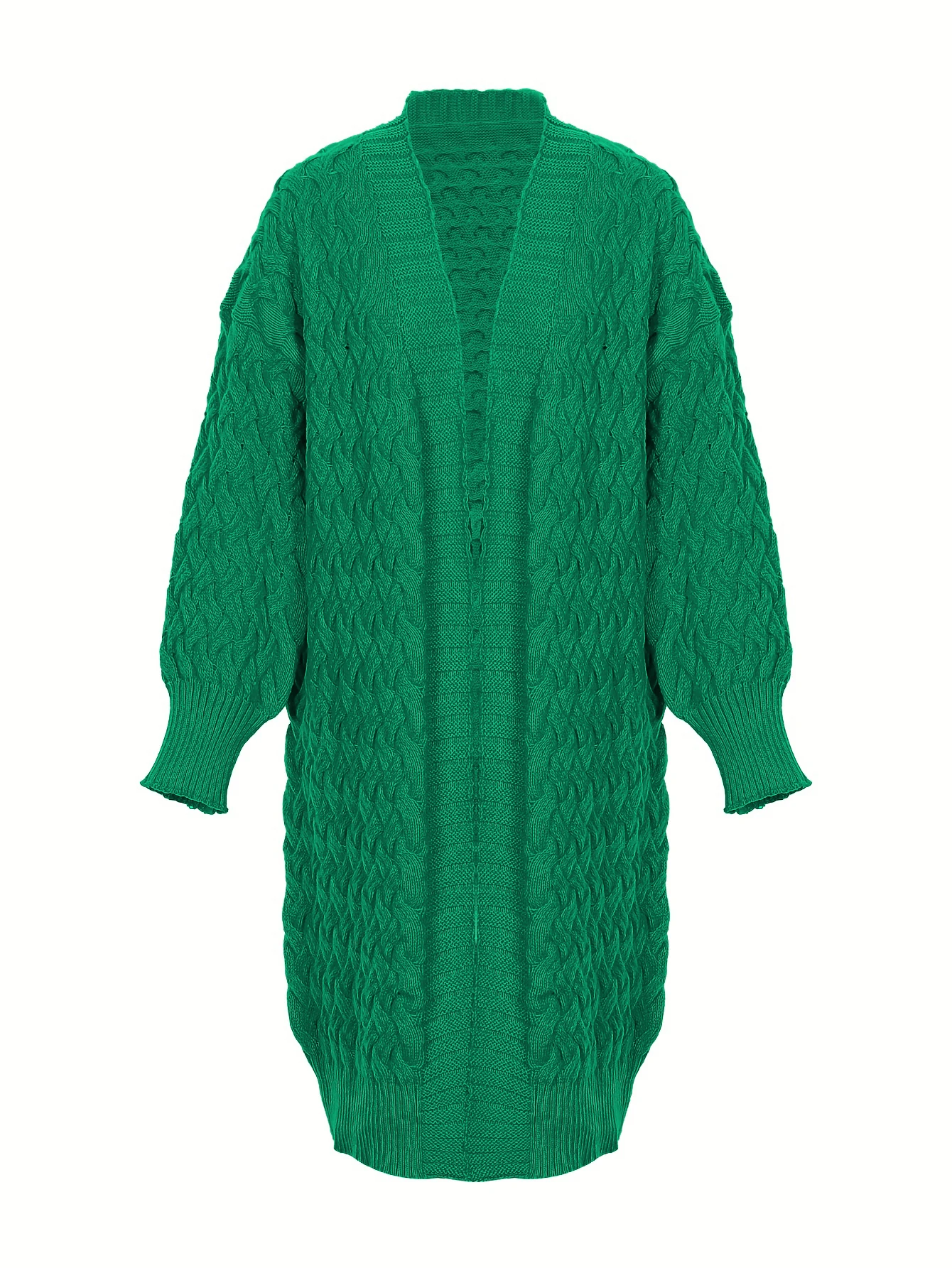 LW Plus Size coat Loose Cardigan Women Autumn Winter Long Sleeve Oversized Cardigan Vintage Casual Solid Long Knitted Sweater