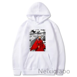 Plus Size 2023 Hot Anime Inuyasha Hoodie Women Men Anime Sweatshirts Autumn Winter Fleece Streetwear Hoodie