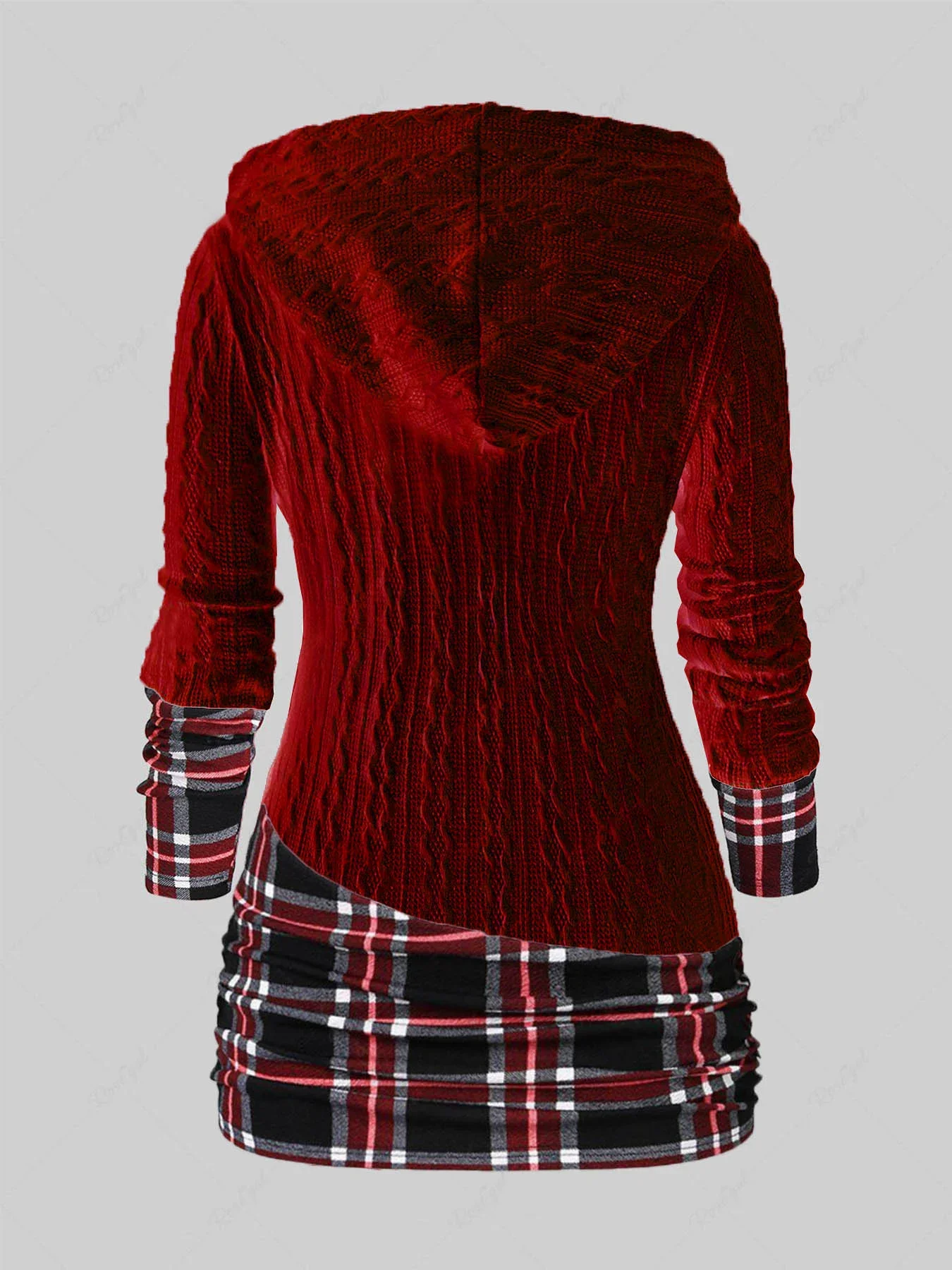 Plus Size Womens Suit Long Sleeve Slim Fit Striped Splicing Hoodie Slim Denim Pants Set Women's Matching Set Fall Winter