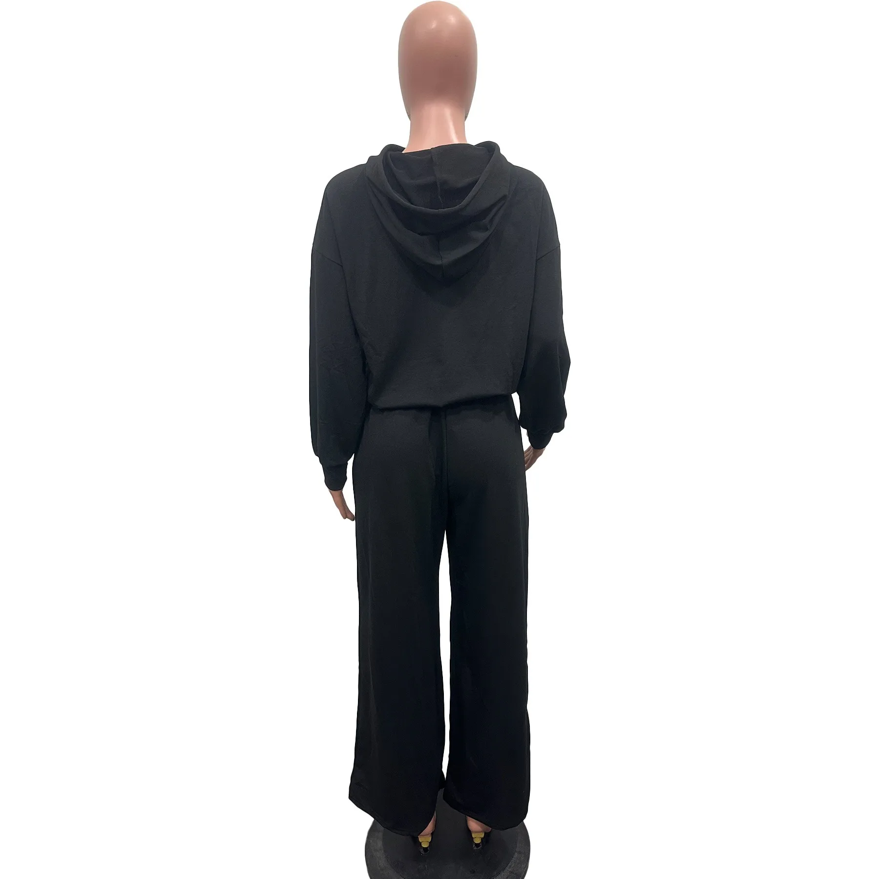 L-3XL 2024 Fall Winter African Plus Size Women Clothing Two Piece Sets Fashion Stripe Hoodie Loose Casual Long Sleeve Pant Suits